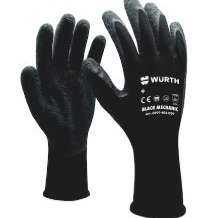 WURTH Guante Negro 8"