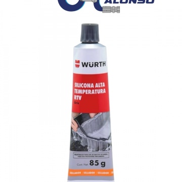 Silicona sellar Alta temp. 85ml Wurth