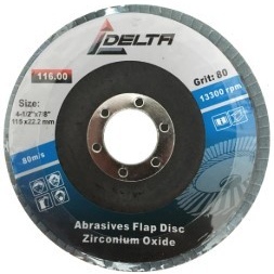 DELTA Disco Lija Laminado 4. 1/2 #80