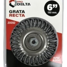DELTA Grata Recta Trenzada 6" 150MM