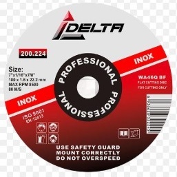 DELTA Disco Corte INOX 7" 1.6MM