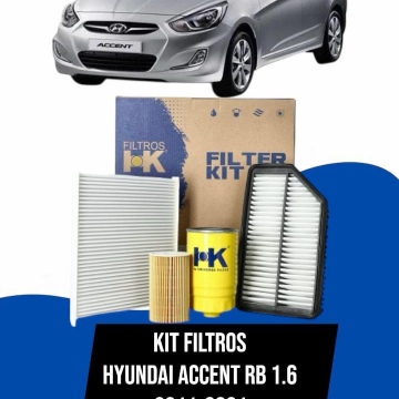 Kit filtros Hyundai Accent RB